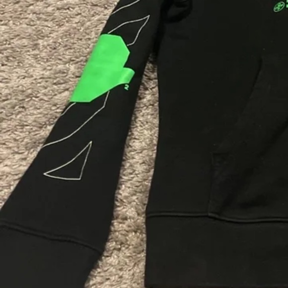 offwhite green incompiuto hoodie - Picture 8 of 15